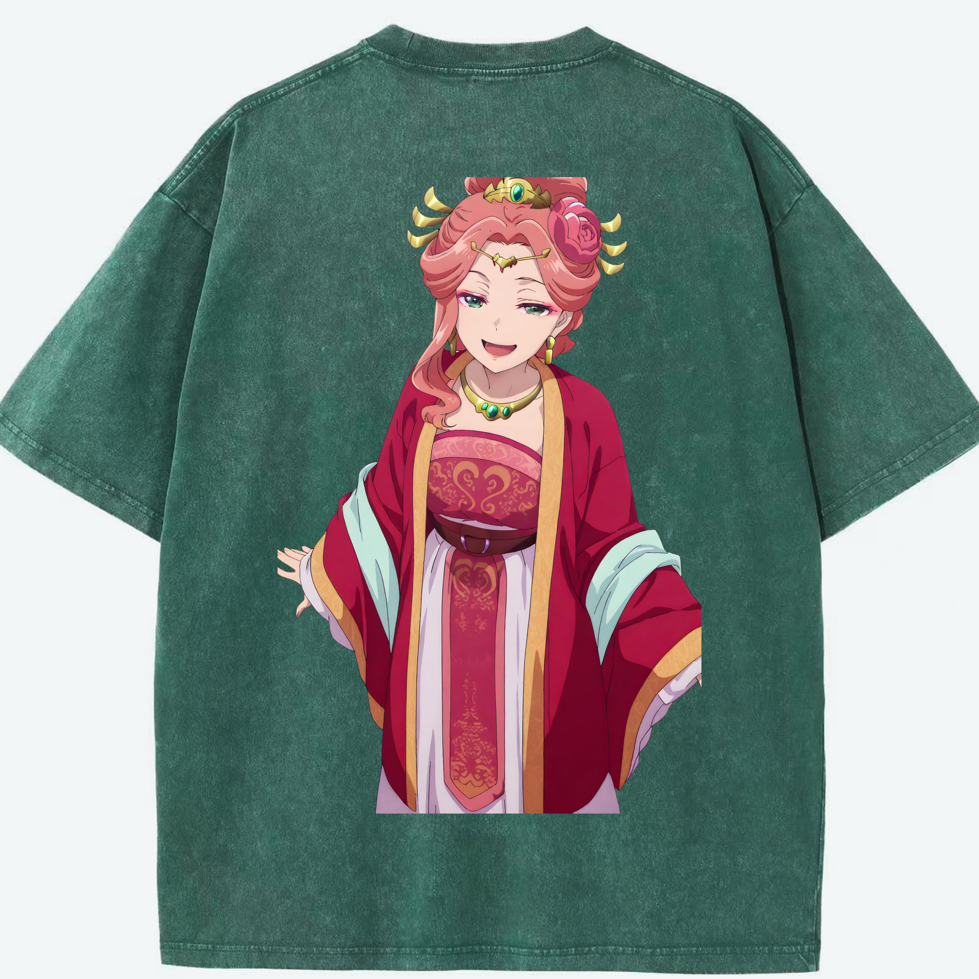 （画像用） 薬屋のひとりごと The Apothecary Diaries 綿100% ヴィンテージ風 半袖Tシャツ（背面プリント）